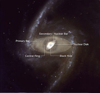 Structural Components of a Double-Barred Spiral Galaxy