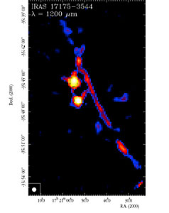 SIMBA image of the infrared source IRAS 17175-3544