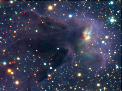 Head of Column No. 1 in Eagle Nebula