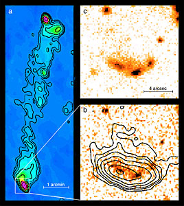 "Hot spots" near radio galaxy 3C 455