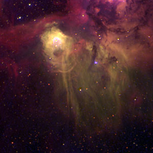 Close-up of N44C in the LMC