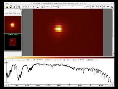 SINFONI "First Light" Spectrum of HD 130163