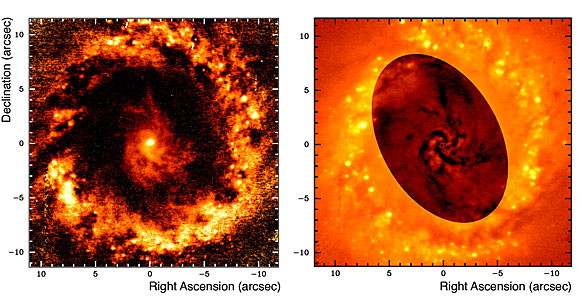 Filamentary Structures in NGC 1097