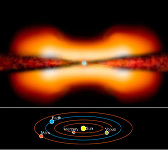 The Young Stellar Object MWC 297 (Artist's View)