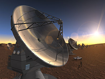 Artist's Impression of the ALMA Project