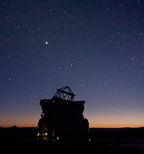 One Auxiliary Telescope Under the Sky