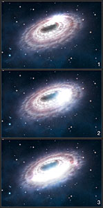 Material Surrounding the Black Hole Sagittarius A*