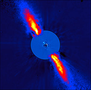 Beta Pictoris as Seen in Infrared Light