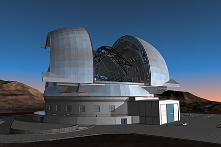 The E-ELT (artist's impression)