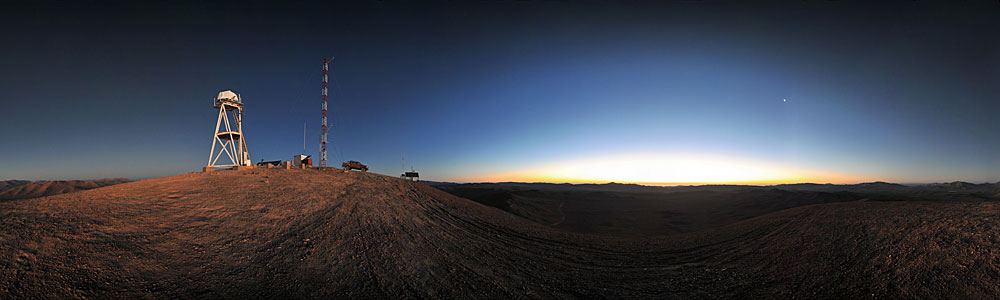 Sunset at Cerro Armazones