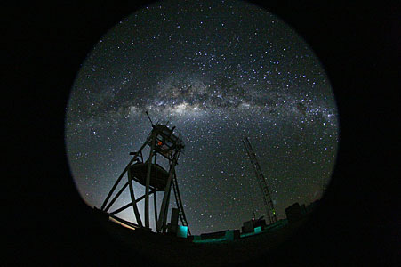 Cerro Armazones at night