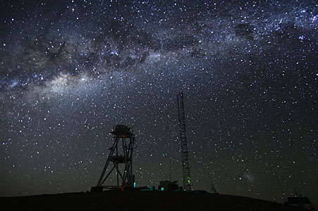 Cerro Armazones at night
