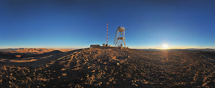 Cerro Armazones at Sunset