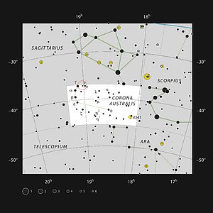 Star formation in the constellation of Corona Australis