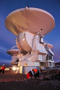 European ALMA antenna brings total on Chajnantor to 16