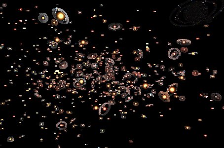 Planets everywhere (artist’s impression)
