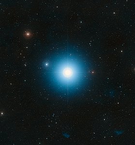 Wide-field view of the sky around the bright star Fomalhaut