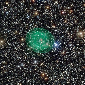 El VLT de ESO obtiene imágenes de la nebulosa planetaria IC 1295
