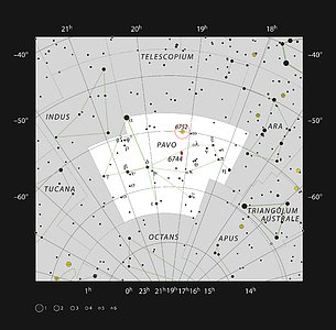 The globular star cluster NGC 6752 in the constellation of Pavo