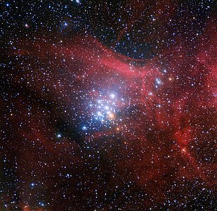 L'amas d'étoiles NGC 3293