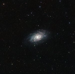 Wide-field view of the sky around Messier 33