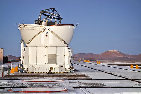Cerro Armazones seen from the Paranal Platform