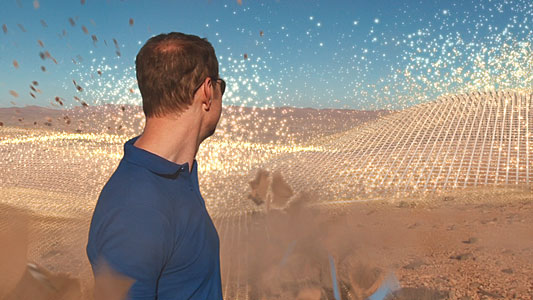 Dr J talking about the importance of spectroscopy (artist’s impression)