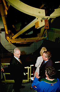 The Bavarian Prime Minister Inspects the Telescope