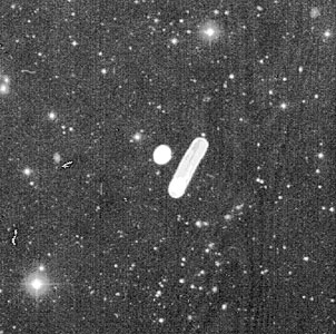 An Asteroid with a Tail?