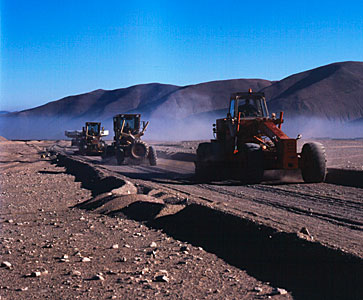 On the Old Panamericana on the Way to Paranal