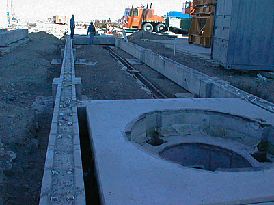 Repositioning track for the VLTI