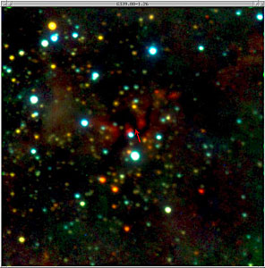 First Circumstellar Disk around a Massive Star