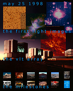 VLT UT1 First Light Poster