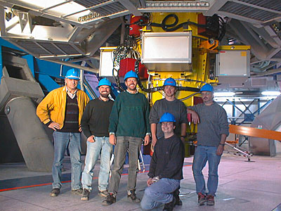 First Major Astronomical Instrument Mounted on VLT