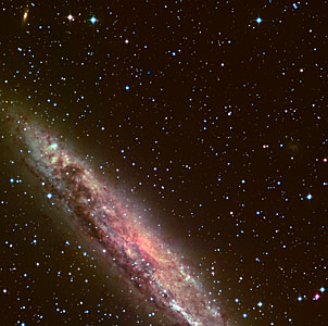 Detail of Spiral Galaxy NGC 4945