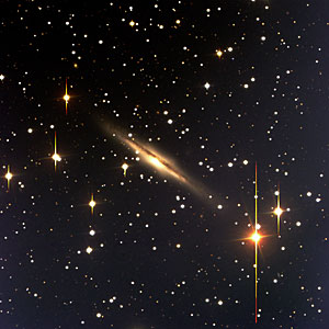 Edge-on Galaxy with Dust Lane