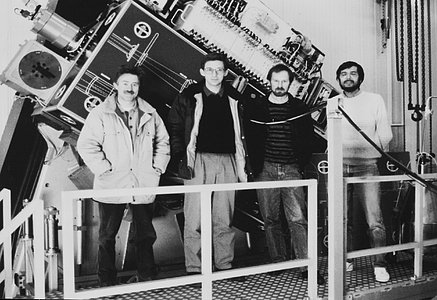 Scientists during Commissioning