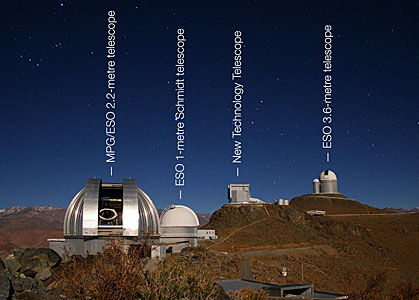 La Silla Observatory (labelled)