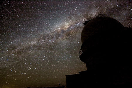 The night sky over La Silla.