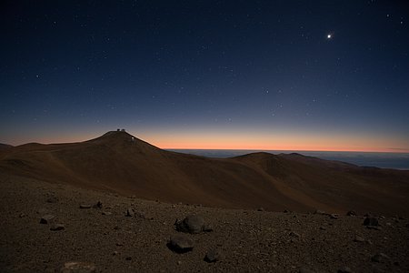Paranal Observatory Under Moonlight *