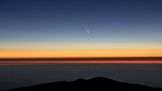 Visiting comet