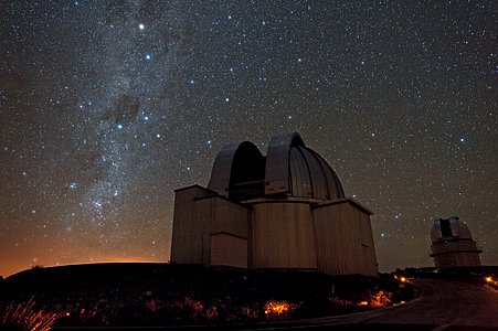 Starry skies above La Silla