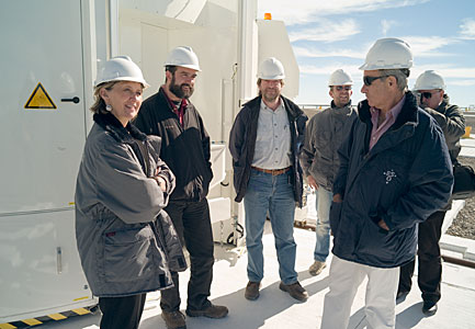 Minister Simonet on Paranal