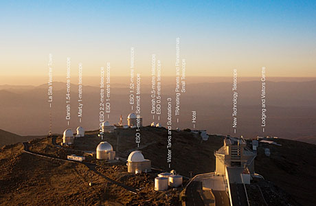La Silla skyline