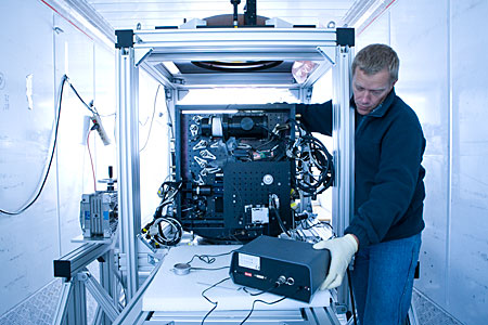 Integration of the LGSF launch telescope