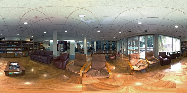 Library at HQ in Chile