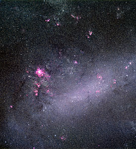 LMC Snapped by Schmidt Telescope