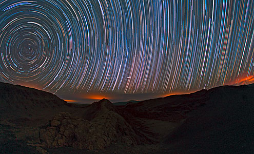 Startrails over the Atacama