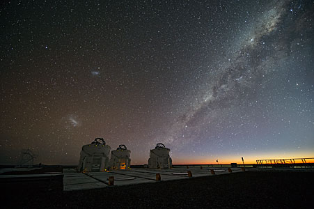Night-time in Paranal