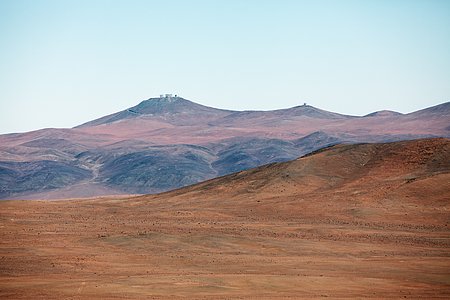 On the road to Armazones
